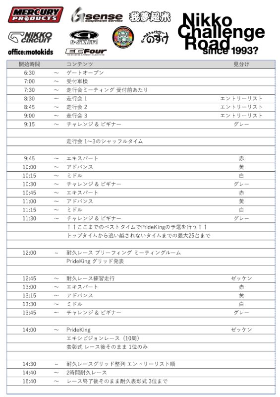 参加者や来場者の皆様へ 8月17日 #日光チャレンジロード …（写真2）