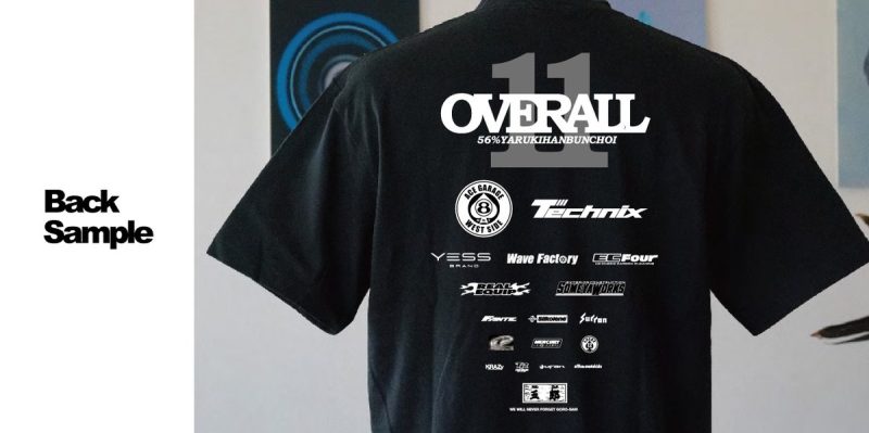 #OVERALL11 OVERALL11イベントTシャツ 画…（写真2）